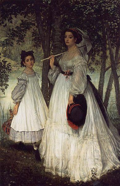 James Jacques Joseph Tissot Two Sisters